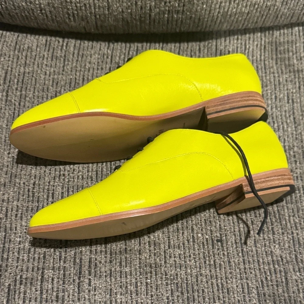 kate spade Women's Neon Yellow Oxfords